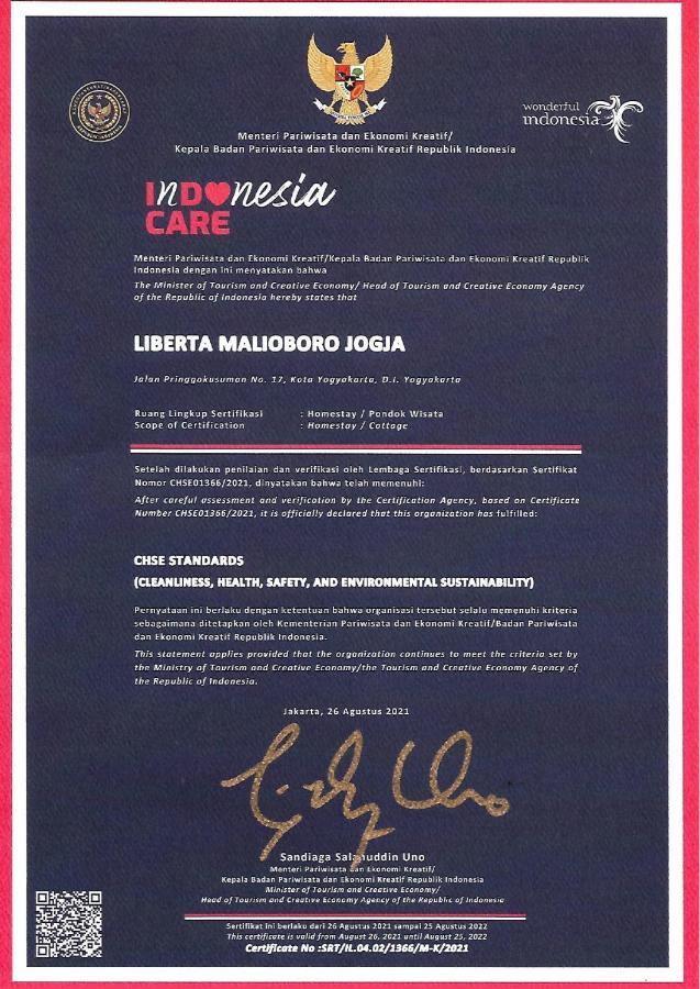 Liberta Malioboro South Hotel Jogjakarta Buitenkant foto